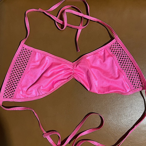 Pink Rave Bikini Top - Picture 1 of 3